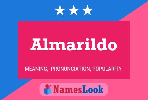 Póster del nombre Almarildo