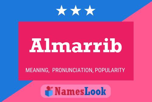 Póster del nombre Almarrib