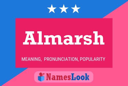 Póster del nombre Almarsh