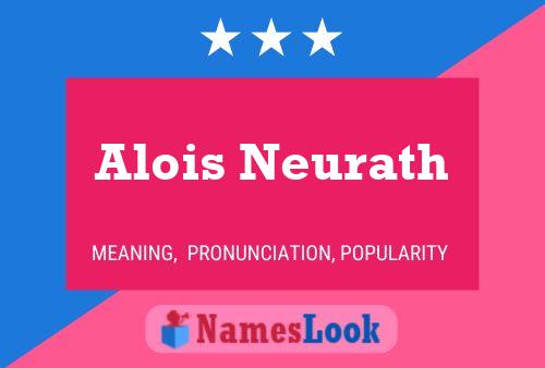 Póster del nombre Alois Neurath