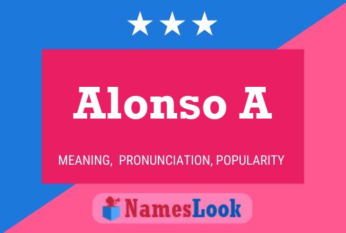 Póster del nombre Alonso A