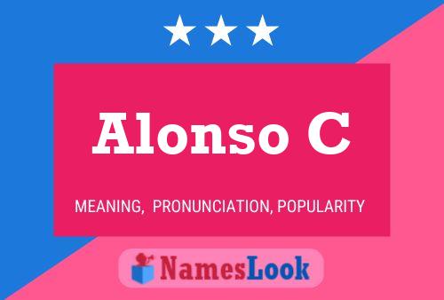 Póster del nombre Alonso C