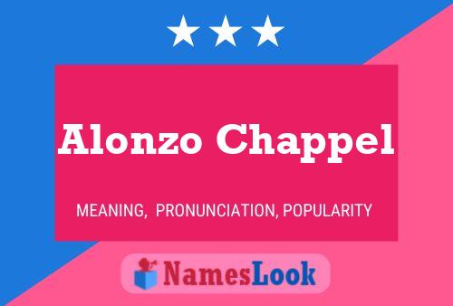 Póster del nombre Alonzo Chappel