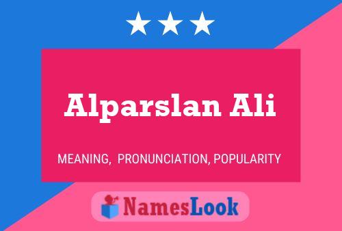 Póster del nombre Alparslan Ali