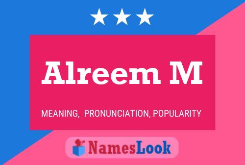 Póster del nombre Alreem M