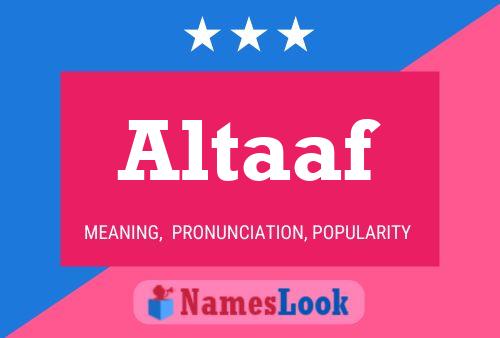 Póster del nombre Altaaf