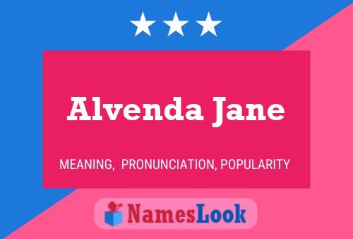 Póster del nombre Alvenda Jane