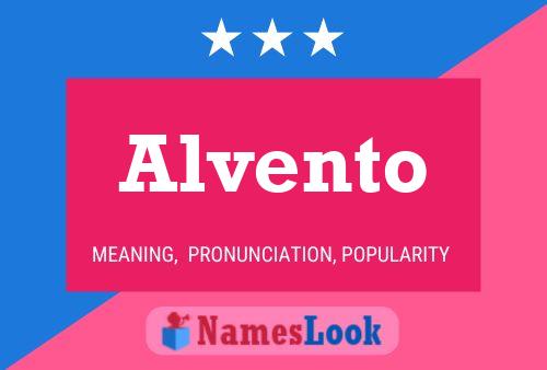 Póster del nombre Alvento