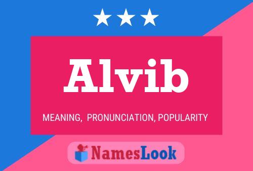 Póster del nombre Alvib