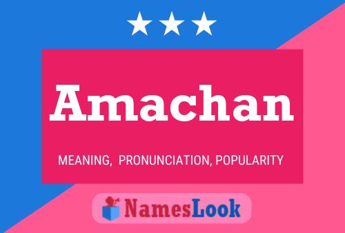 Póster del nombre Amachan