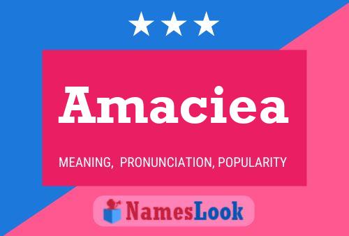 Póster del nombre Amaciea