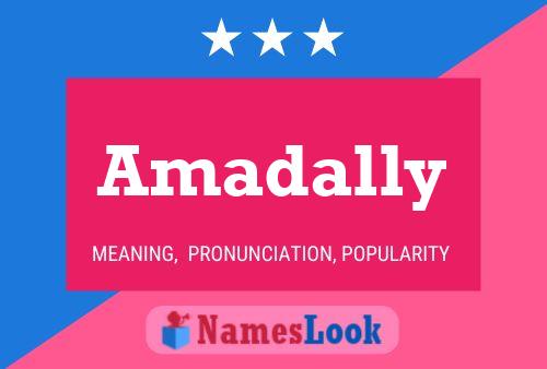 Póster del nombre Amadally