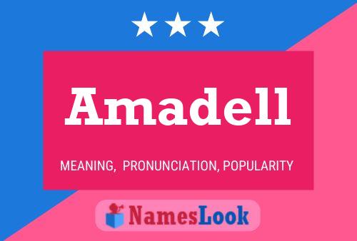 Póster del nombre Amadell