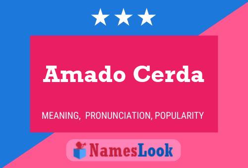 Póster del nombre Amado Cerda