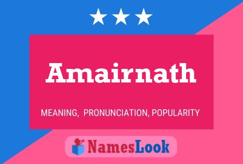 Póster del nombre Amairnath