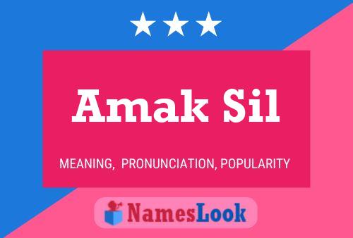 Póster del nombre Amak Sil