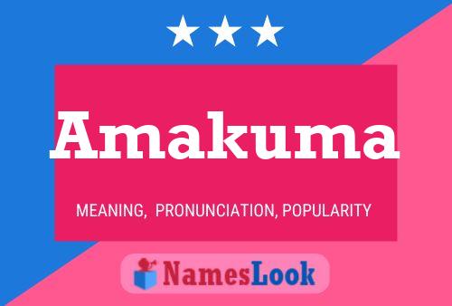 Póster del nombre Amakuma