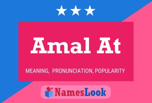 Póster del nombre Amal At