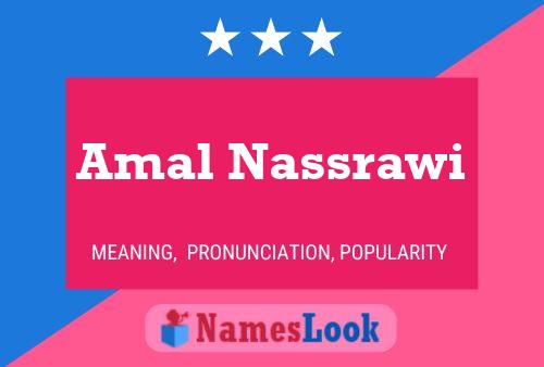 Póster del nombre Amal Nassrawi