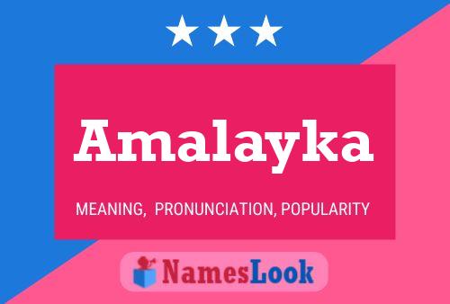 Póster del nombre Amalayka