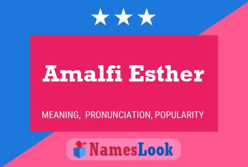 Póster del nombre Amalfi Esther