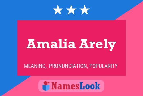 Póster del nombre Amalia Arely