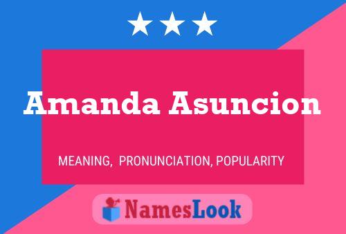 Póster del nombre Amanda Asuncion