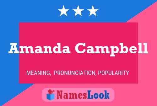 Póster del nombre Amanda Campbell