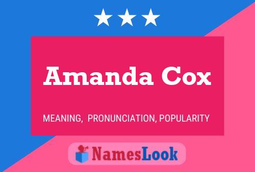 Póster del nombre Amanda Cox