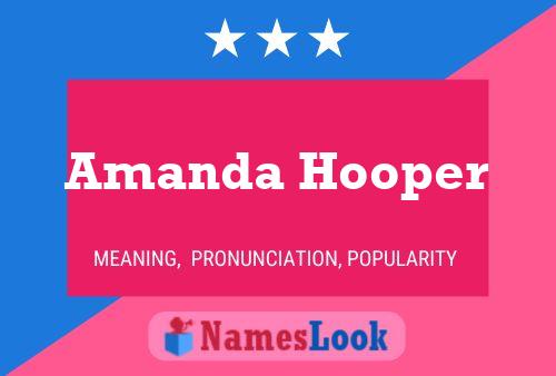 Póster del nombre Amanda Hooper