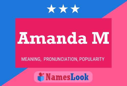 Póster del nombre Amanda M