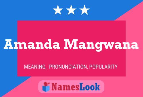 Póster del nombre Amanda Mangwana