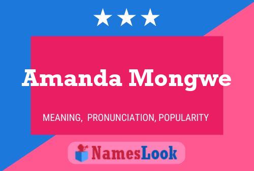 Póster del nombre Amanda Mongwe