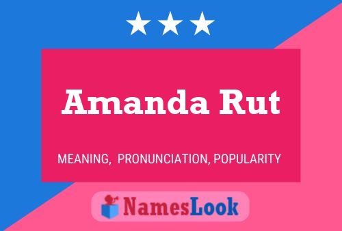 Póster del nombre Amanda Rut