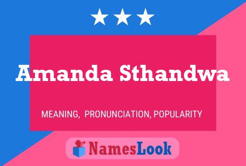 Póster del nombre Amanda Sthandwa