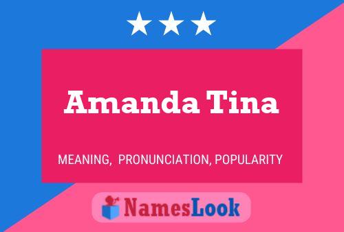 Póster del nombre Amanda Tina