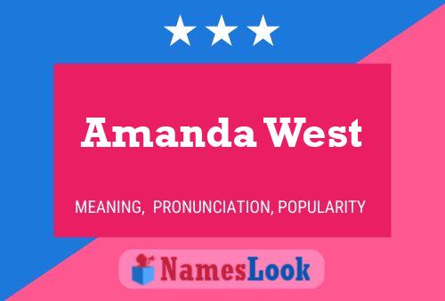 Póster del nombre Amanda West