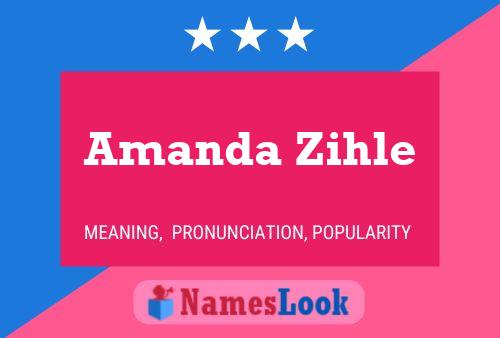 Póster del nombre Amanda Zihle