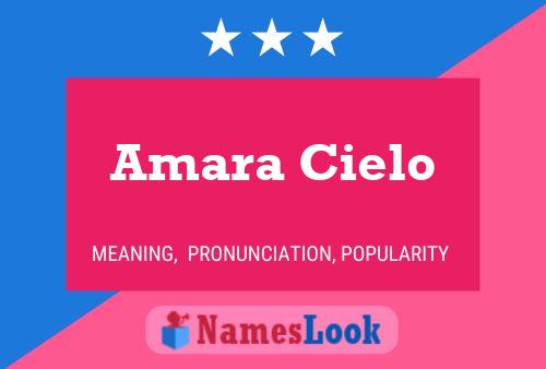 Póster del nombre Amara Cielo