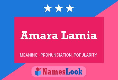 Póster del nombre Amara Lamia