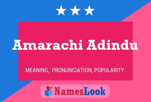 Póster del nombre Amarachi Adindu