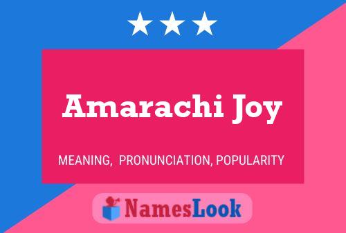 Póster del nombre Amarachi Joy