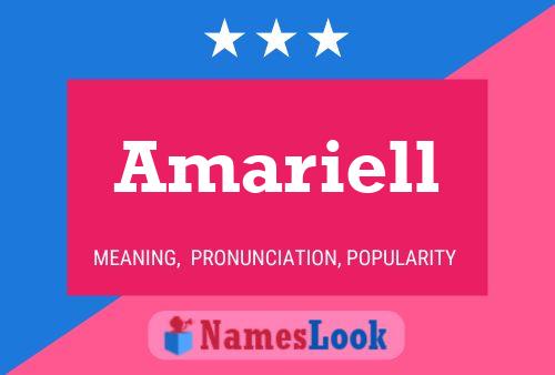 Póster del nombre Amariell