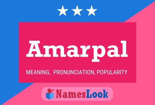 Póster del nombre Amarpal