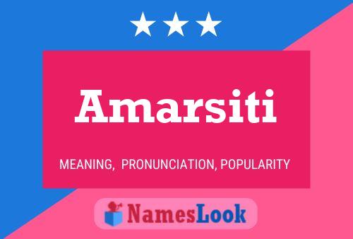 Póster del nombre Amarsiti