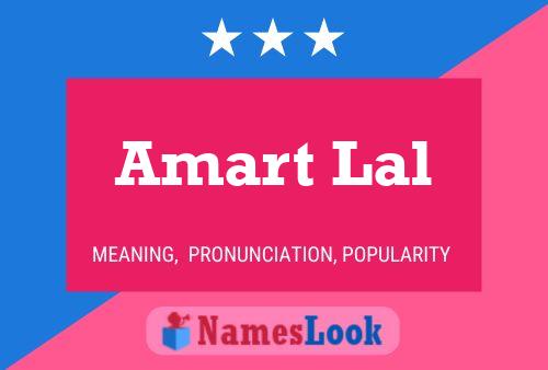 Póster del nombre Amart Lal