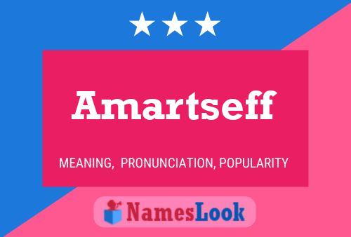 Póster del nombre Amartseff