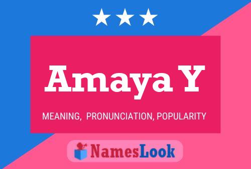 Póster del nombre Amaya Y