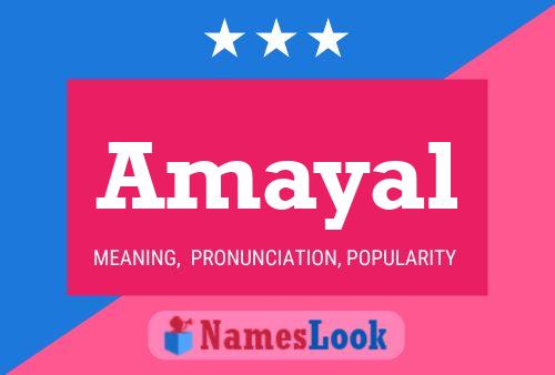 Póster del nombre Amayal