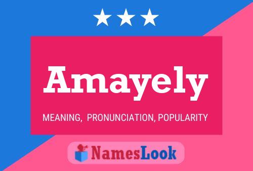 Póster del nombre Amayely